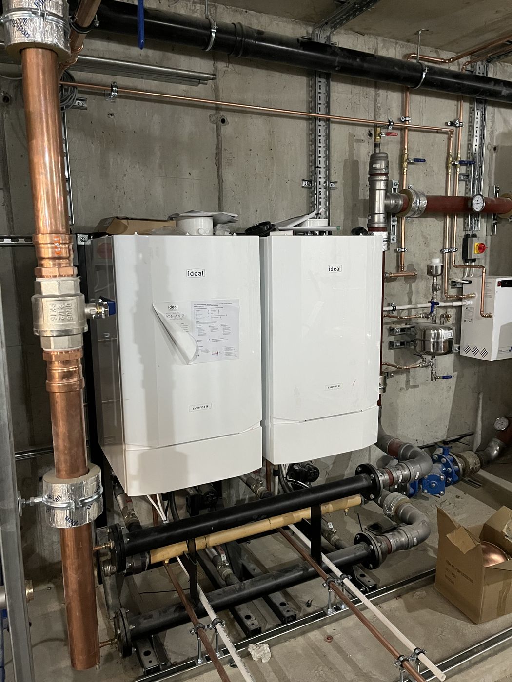 Twin Ideal Heating commercial boilers